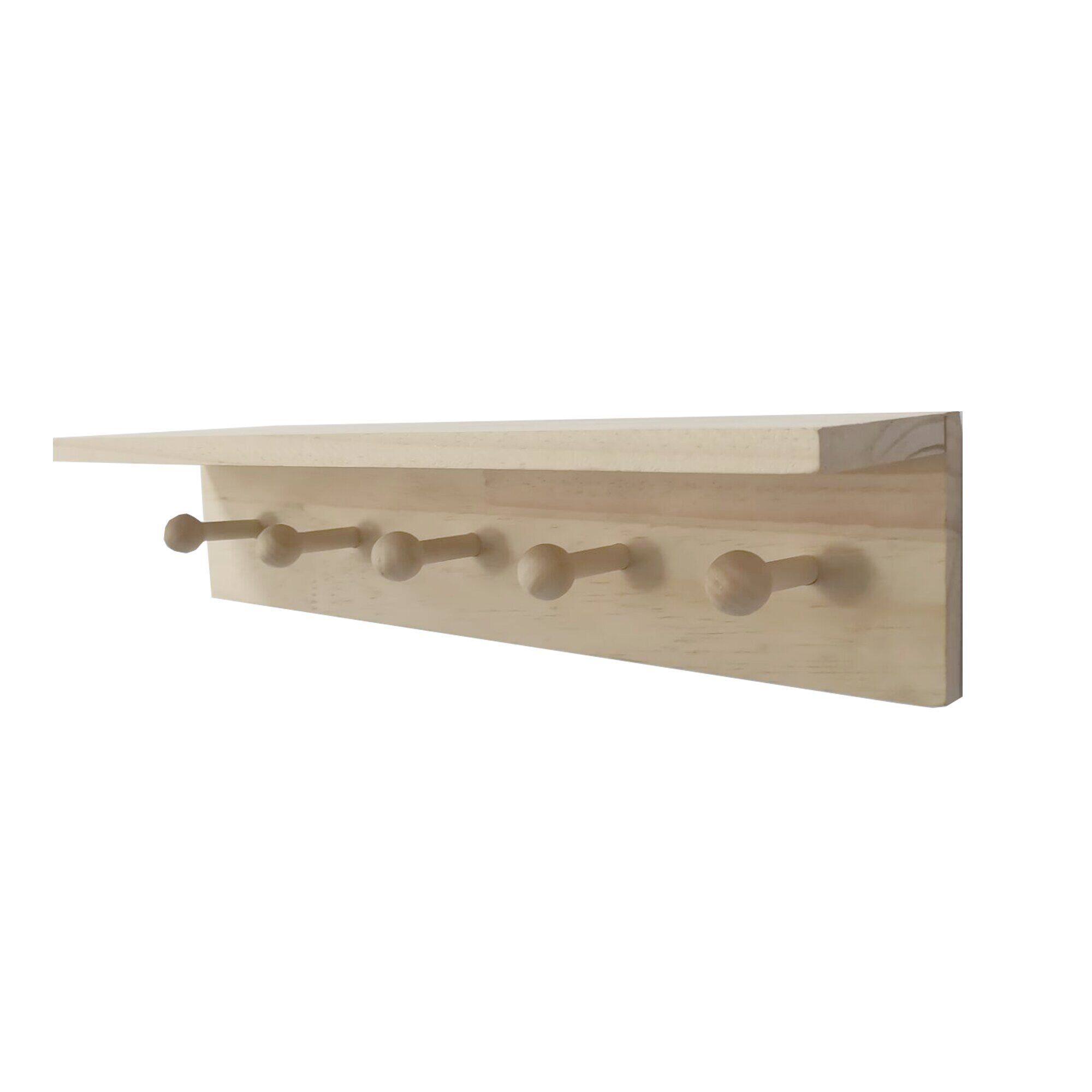 15.5" Pinewood Peg Shelf by Make Market®